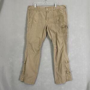 Eddie Bauer Pants Women Size 20 Rip Stop Cargo Hiking Outdoor Granola Quality